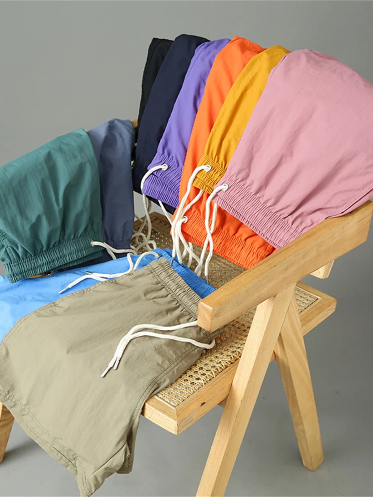 Pantaloncini da Spiaggia alla Moda per Uomo, Asciugatura Rapida, Casual, Gamba Dritta, Lunghezza Cinque Quarti, Traspiranti, Estivi