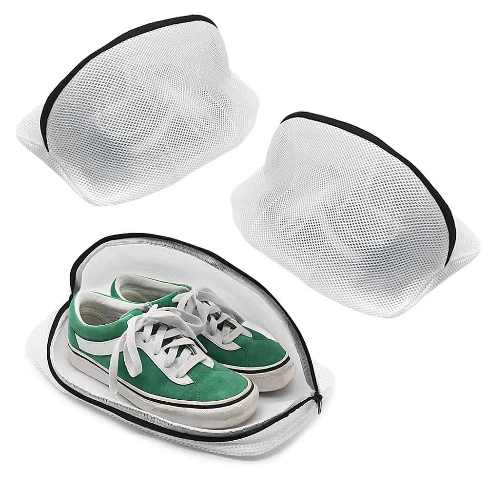 C2 Borse per lavatrice per scarpe 1PCS Borsa per biancheria in rete per scarpe Scarpe da ginnastica Abbigliamento Scarpe da ginnastica Scarpe da tennis Pantofole Borsa a rete per lavaggio scarpe