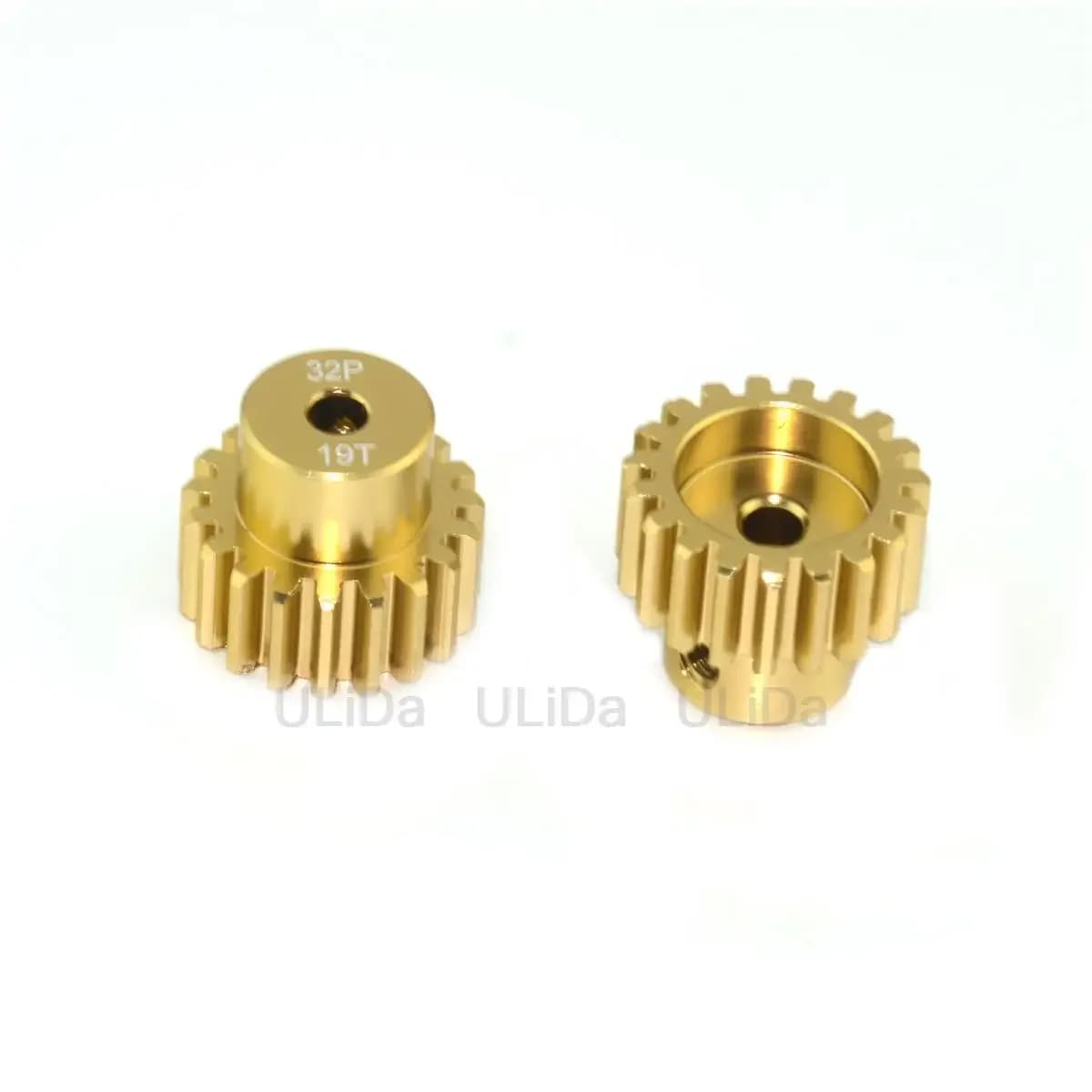 32P 3.175MM Apertura 7075 Ingranaggi motore in metallo temprato in alluminio Pignone 11T 12T 13T 14T 15T 16T 17T 18T 19T 20T Ingranaggio per parti di automobili RC