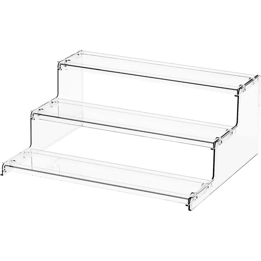 3 Tier Acrylic Display Stands Cupcake Stand Dessert Perfume Stand Organizer Figurine Display Shelf Tiered Clear Acrylic Display
