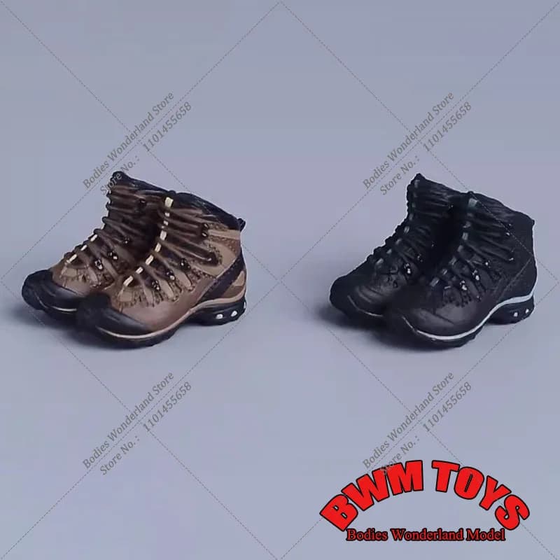 ATStory 1/12 Bilancia Sport Scarpe da Alpinismo Scarpe da Trekking all'Aria Aperta Modello di Stivale da Combattimento per 6 ''Femmina Maschio Soldato Action Figure