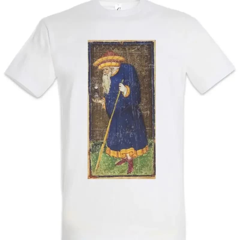 Tarot Arcanum Hermit T Shirt Card Cards Symbol Sign Logo Insignia