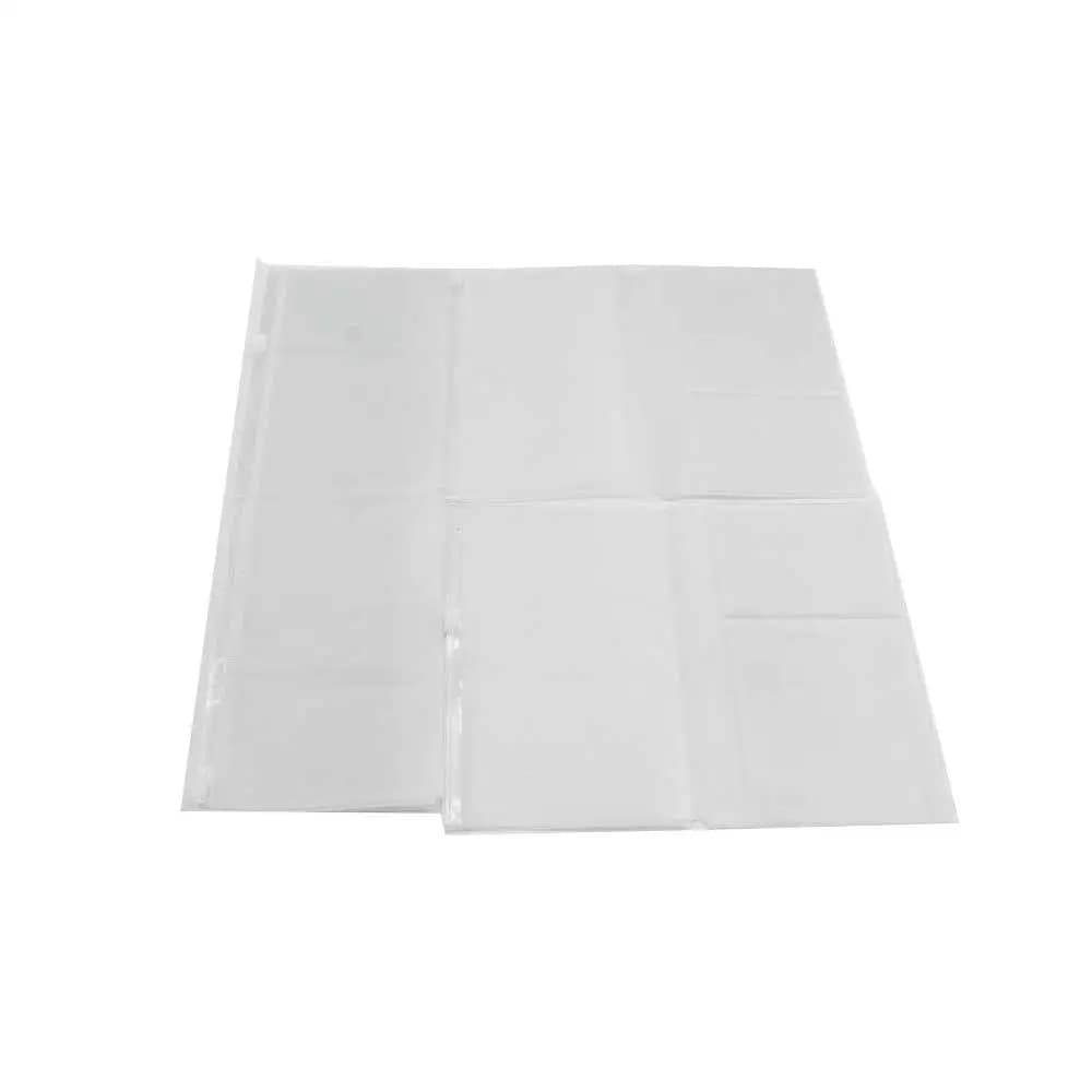 Porta Carte con Tasca Portaoggetti, Borsa Standard in PVC con Cerniera, Borsa Portaoggetti per Notebook, Porta Carte per Agenda, Borsa con Cerniera per Notebook