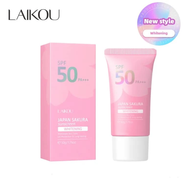Facial Body Sunscreen Whitening Sun Cream Sunblock Skin Protective Cream Anti-Aging Oil-control Moisturizing SPF 50