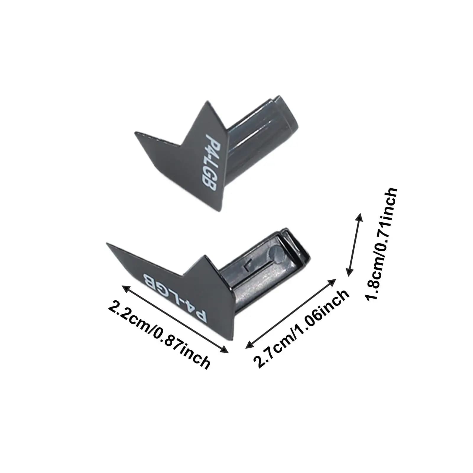 RC Helicopter Tail Wing for K160 Easy to Install Modified Aircraft Model Spare Parts Professional Sturdy Left and Right Fins