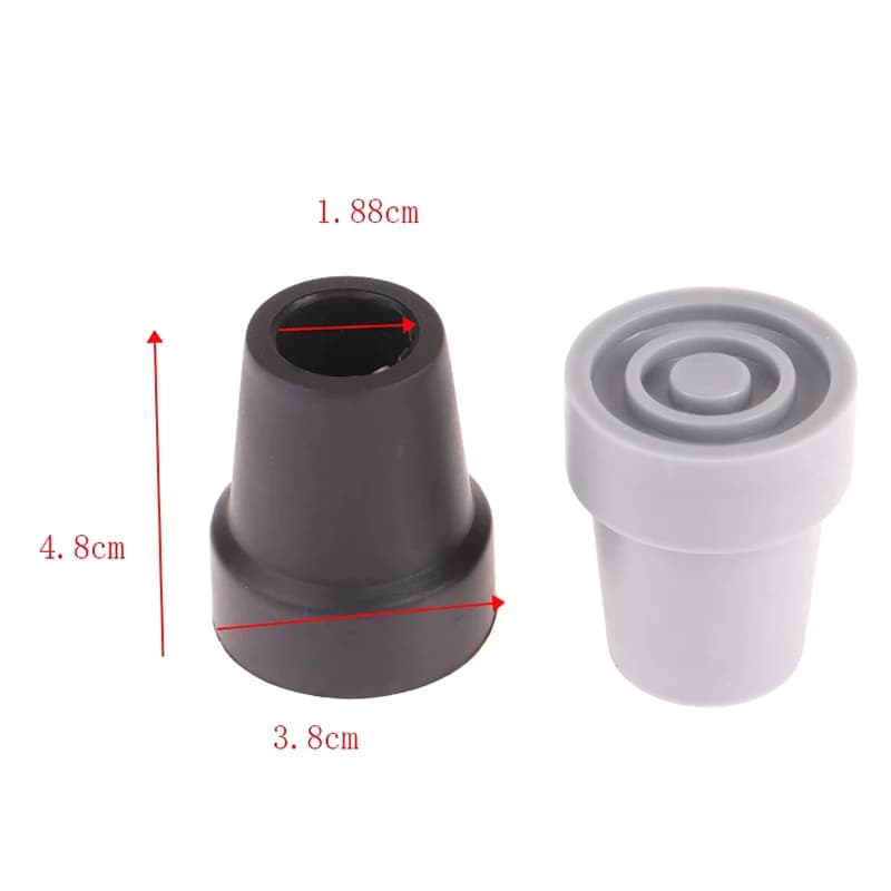 Anti-slip cups Trekking sticks Canna Stampella Rubber Chair Trekking sticks Carpet Baton Walking stick Stampella Canna Bottom cushions Covering ring