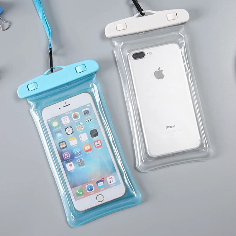 Waterproof Phone Case Floating Bag for Swimming for iPhone 13 14 15 16 Pro Samsung S23 S25 Xiaomi Huawei Case less than 6.8 ''