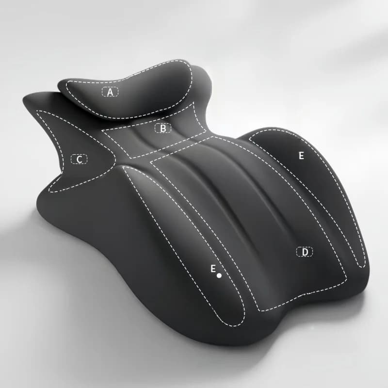 Letto Lie Prone Cuscino per dormire Memory Foam Cuscino per varicosi Ergonomia Supporto per la vita Cuscini per trazione cervicale Rilassamento del corpo