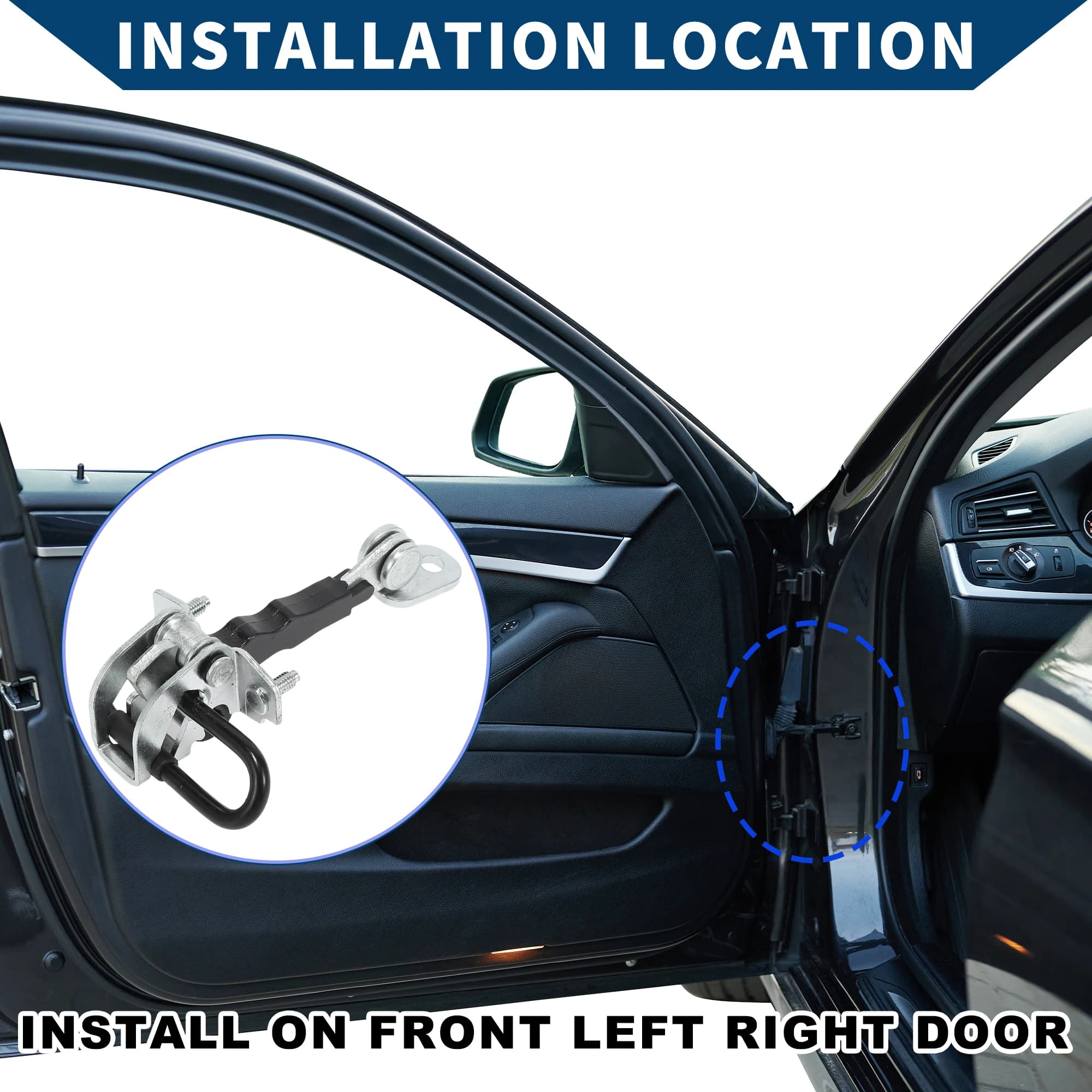 X Limitatore di fermo per cinghia di controllo porta Autohaux n. 50512114 per Alfa ROMEO 2000-2010 3 porte
