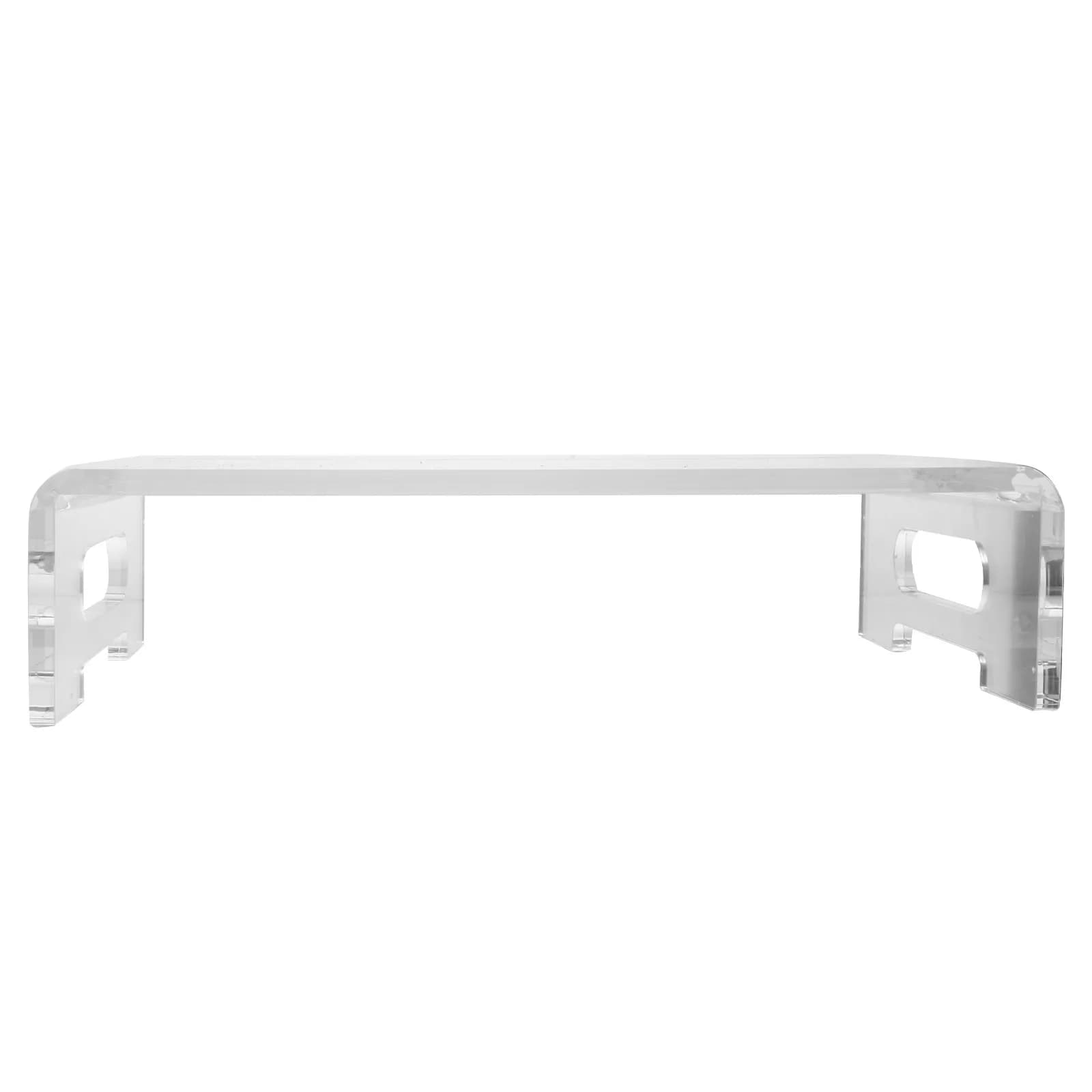 1Pcs Acrylic Computer Monitor Stand Bracket Desktop Elevated Shelf Laptop Holder Office School Neck Comfort Screen Riser Rack