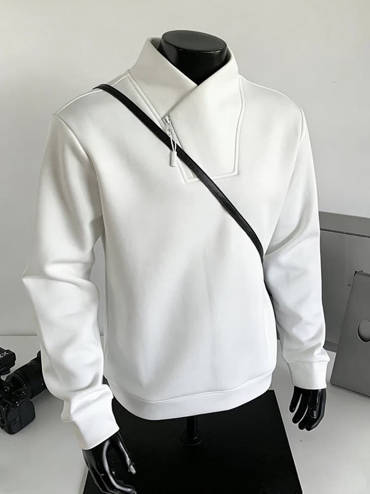 Felpa con cappuccio da uomo in pile americano, con zip, da indossare sotto la maglia, colletto alto, giacca invernale calda e confortevole in cotone