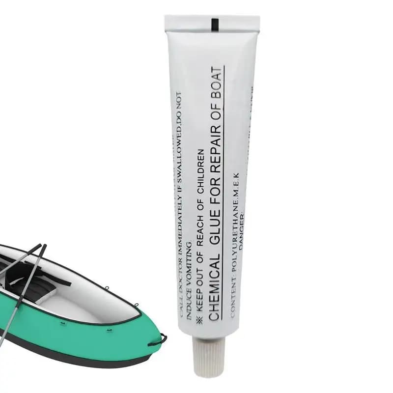 Colla in PVC da 30 ml per gommone Gonfiabile Riparazione di barche Gonfiabili Colla per incollaggio Forniture di riparazione per paddle barca Kayak Cuscino d'aria Materassino