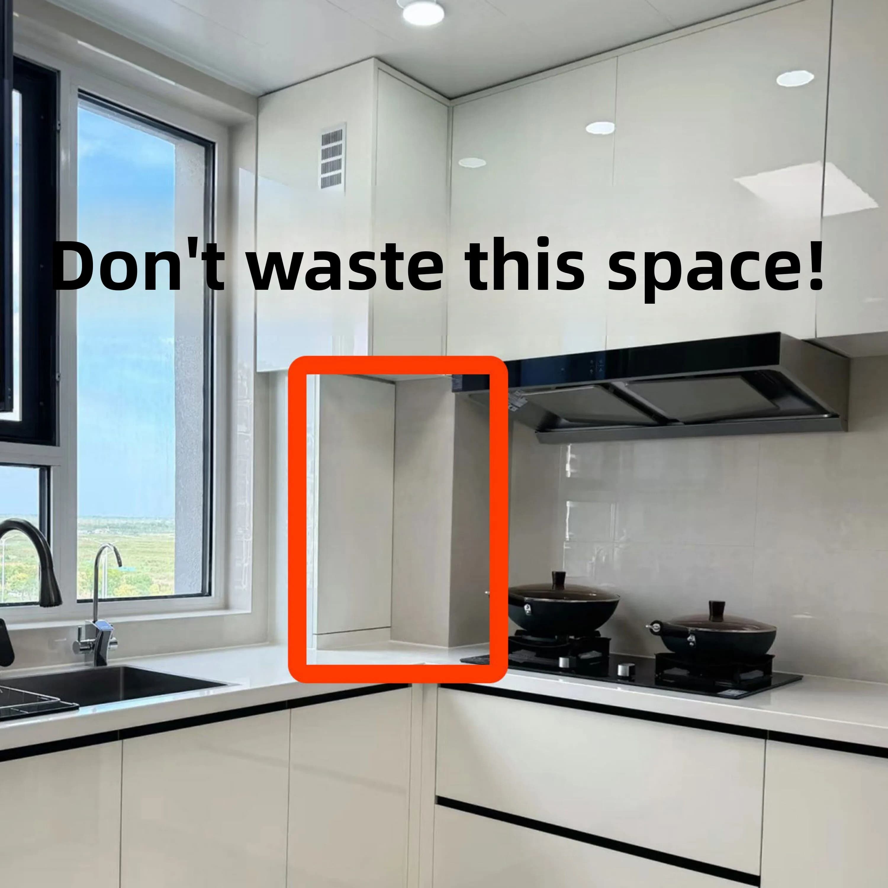 Gancio a ventosa girevole senza foratura, porta spatole da cucina, organizer multifunzione per utensili da cucina, sacchetto per scarico lavello