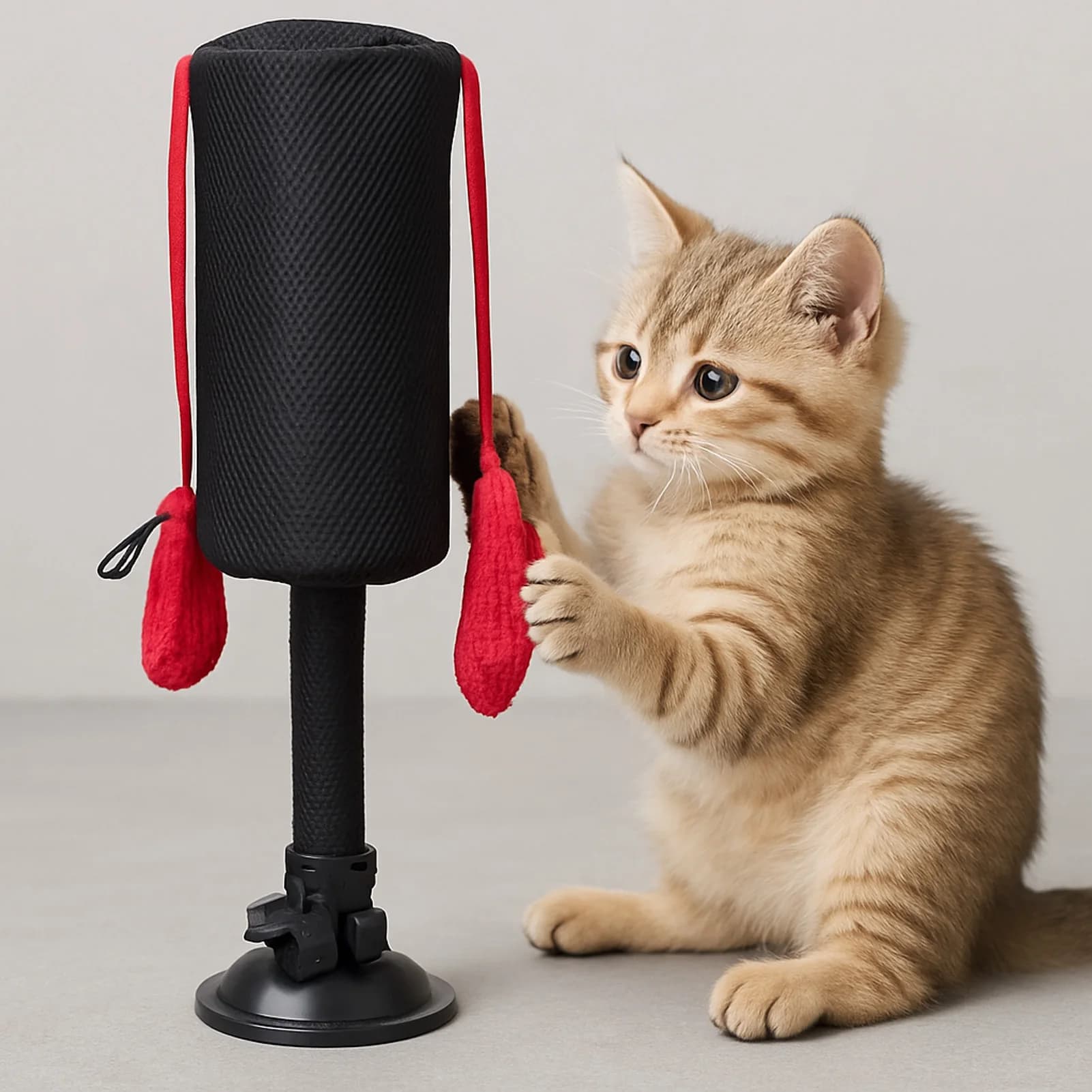 Cat Punching Bag Spring Swing Multifunctional Cat Boxing Funny Exercise Teaser for Home Punching Bag Teaser