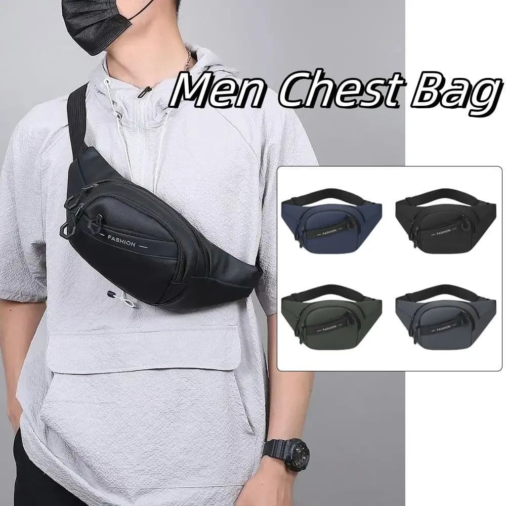 Men's Multifunction Gym Bag, Lightweight Rain Bag for Running, Big Capacity Shoulder Bag, Bike Phone Holder