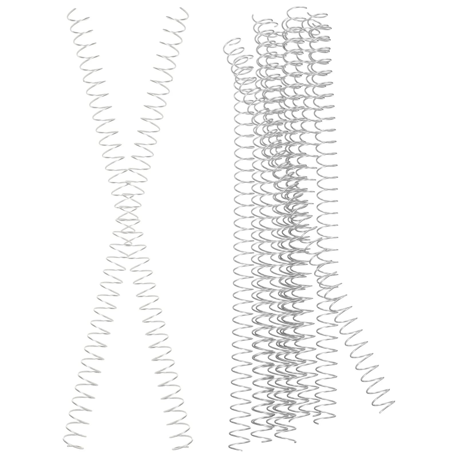 10 Pezzi Anelli a Spirale in Metallo per Rilegatura, Spirali per Calendari, Quaderni, Agende e Organizer