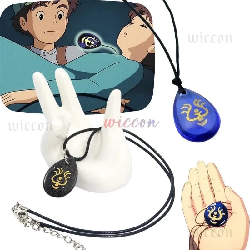 Accessori per collane anime giapponesi Castello in Lucita Toel Ul Laputa Sheeta Collana con ciondolo Regali per ragazze Collana vintage