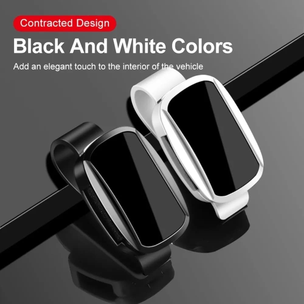 ABS Resin Car Glasses Holder Easy Installation Anti-Scratch Sun Glasses Mount Multifunctional Visor Glasses Clip Universal Fit