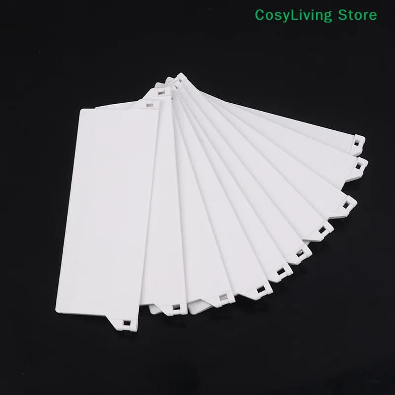 [CL] 10 Pezzi Pesi Inferiori Portatili per Tende Verticali, Piastre Base in Plastica da 127mm per Accessori per Tende Verticali e Rullo
