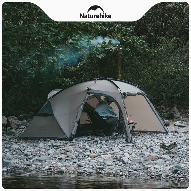 Tenda calda Naturehike Massif con Stufa Jack Tenda impermeabile antivento per 4 stagioni Tende invernali per 2 persone per il campeggio