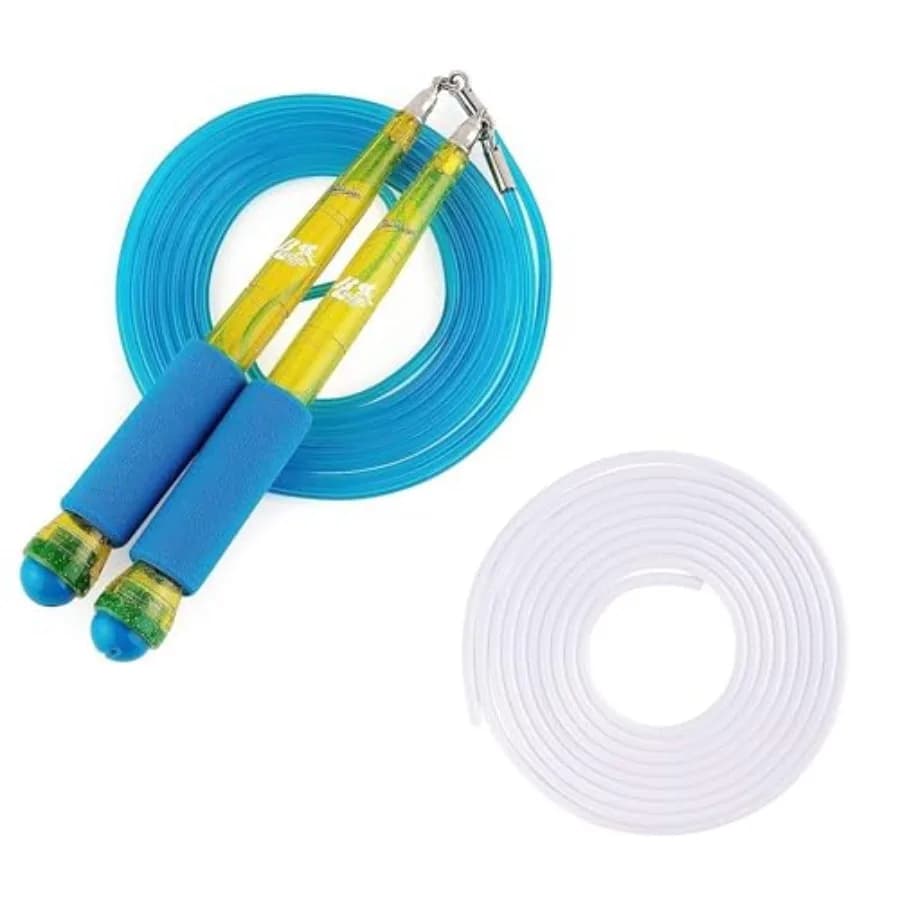Corda per Saltare Buddy Lee Rope Master con Cavo di Ricambio, Corda per Saltare con Cuscinetti a Sfera per CrossFit, Fitness, Double-Unders ed Esercizi Avanzati