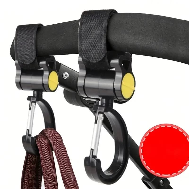 Set di 2 Ganci Universali per Casco da Moto e Bici Elettrica, Accessori per Appendere il Casco