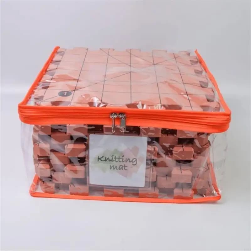 9x/Set Blocking Mats for Knitting Crochet Project Crochet Blocking Board Knitting Blocking Mats with Grids T-Pins