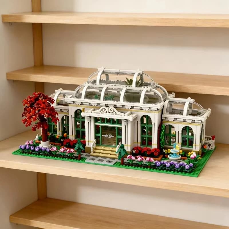 Nuovissimo 2025: Bellissimo puzzle 3792 con scene di giardini botanici, modello di costruzione a blocchi, giocattolo per amici, regalo di compleanno o Natale