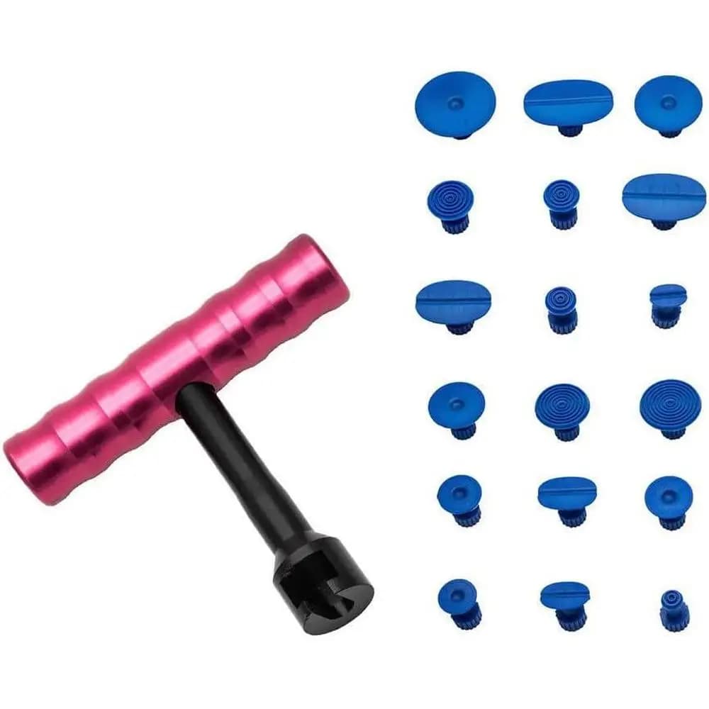 Set di strumenti per la riparazione di ammaccature senza vernice per carrozzeria auto, parti automatiche, scivolo meccanico in lamiera, kit estrattore a ventosa di dimensioni multiple