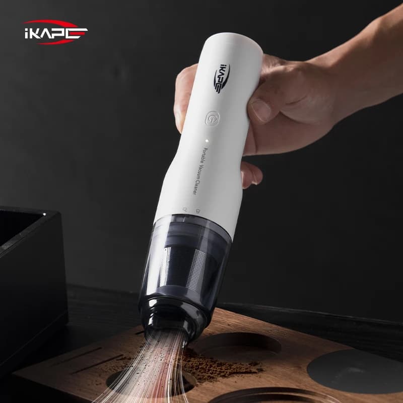 IKAPE Mini Aspirapolvere Per Macinacaffè Batteria Barista Accessori Aspirapolvere Senza Fili Per Auto Palmare