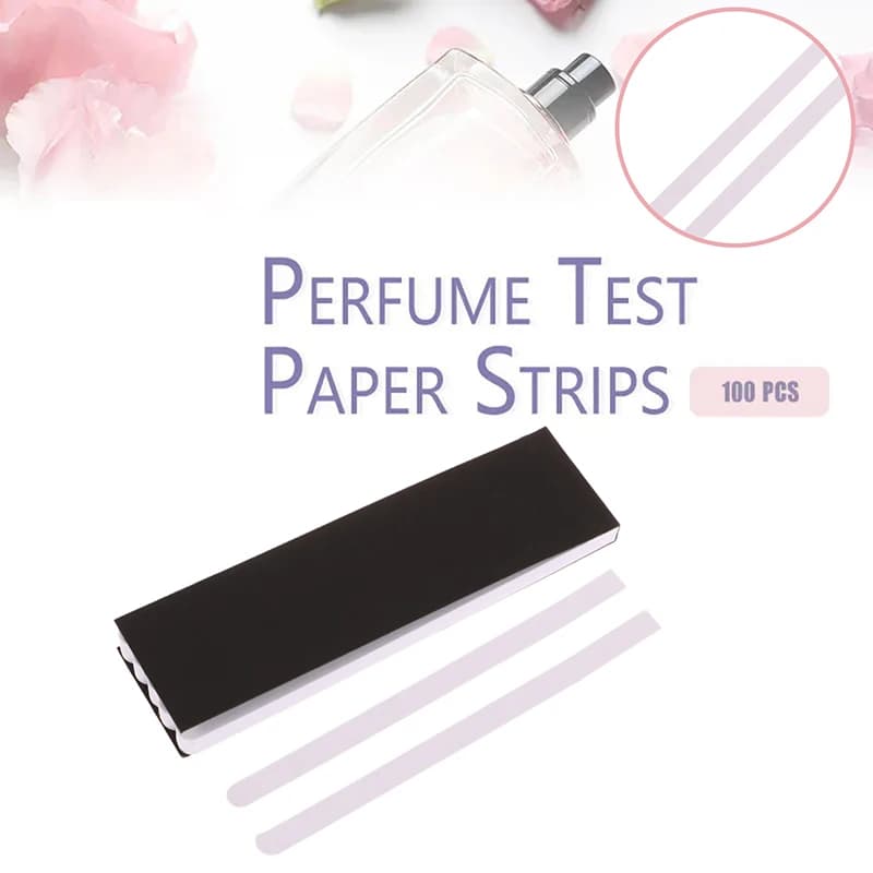 100 pz Aromaterapia Fragranza Profumo Strisce di Carta di Prova Oli Essenziali Tester Strisce di Carta Deodorizzazione Espandi Fragranza