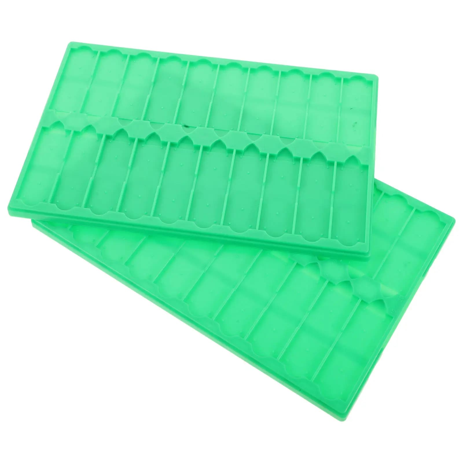 Supporto per asciugatura di vetrini da microscopio in plastica, 2 pezzi, compatto, portatile, leggero, per laboratorio