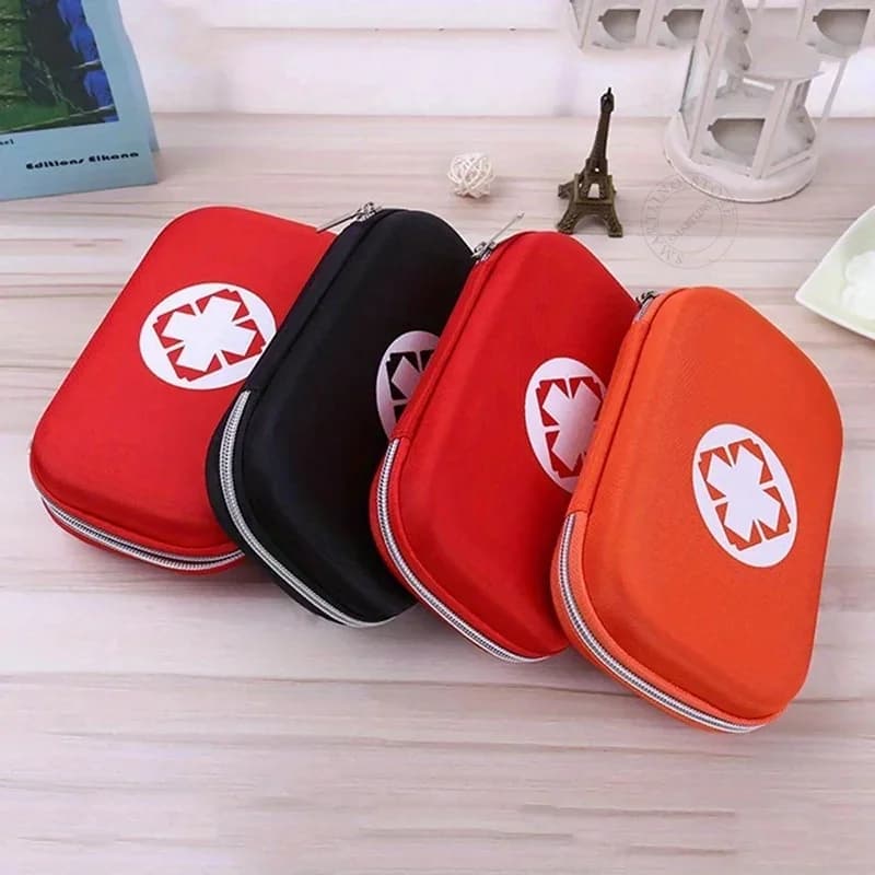 1-4pc Portable Emergency Medical Bag First Aid Storage Box For Household Outdoor Travel Camping Equipment Medicine Survival Kit