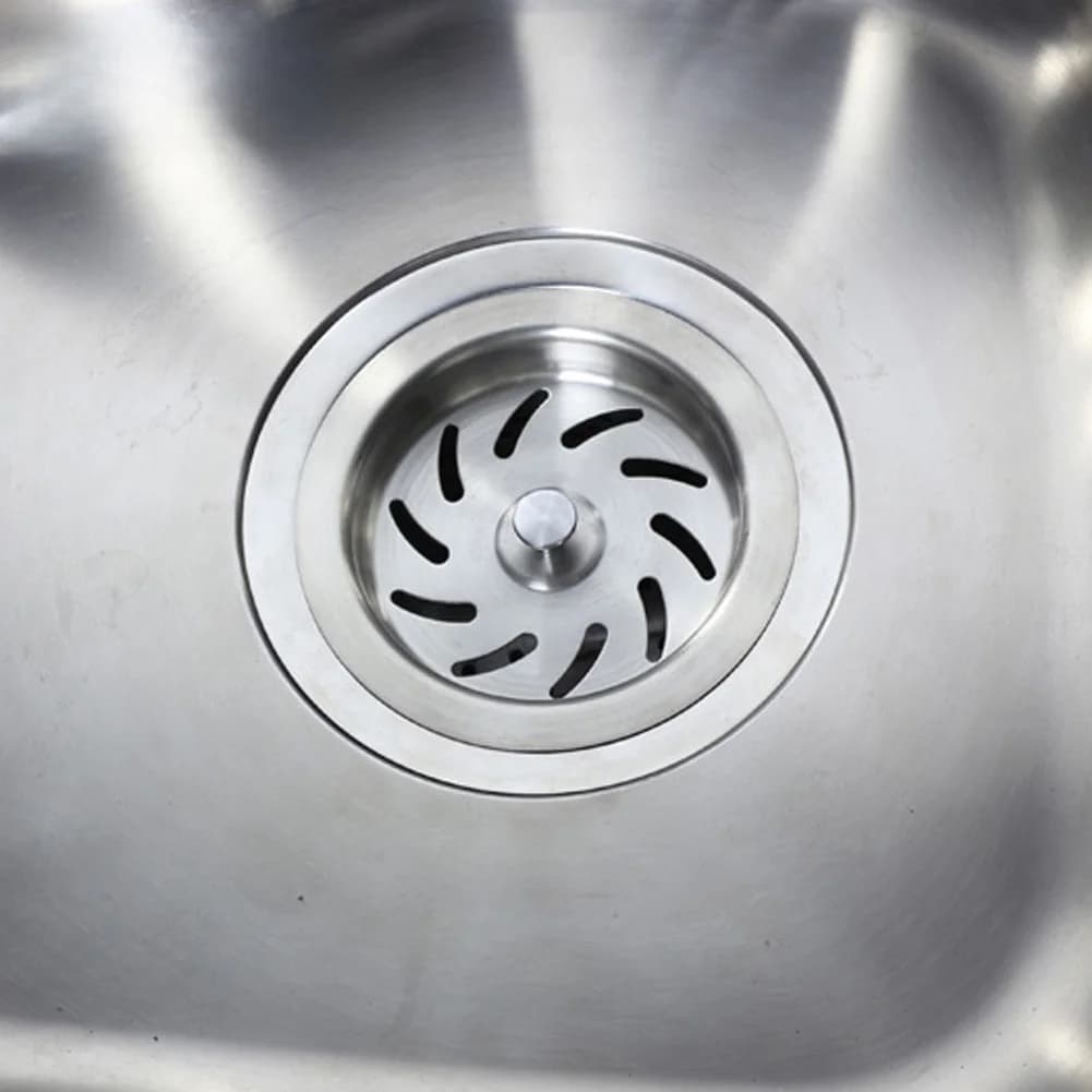 Kitchen Sink Drain Strainer Stainless Steel Sink Stopper Anti-Clogging Sink Food Catcher Basket Filter Sink Waste Filter