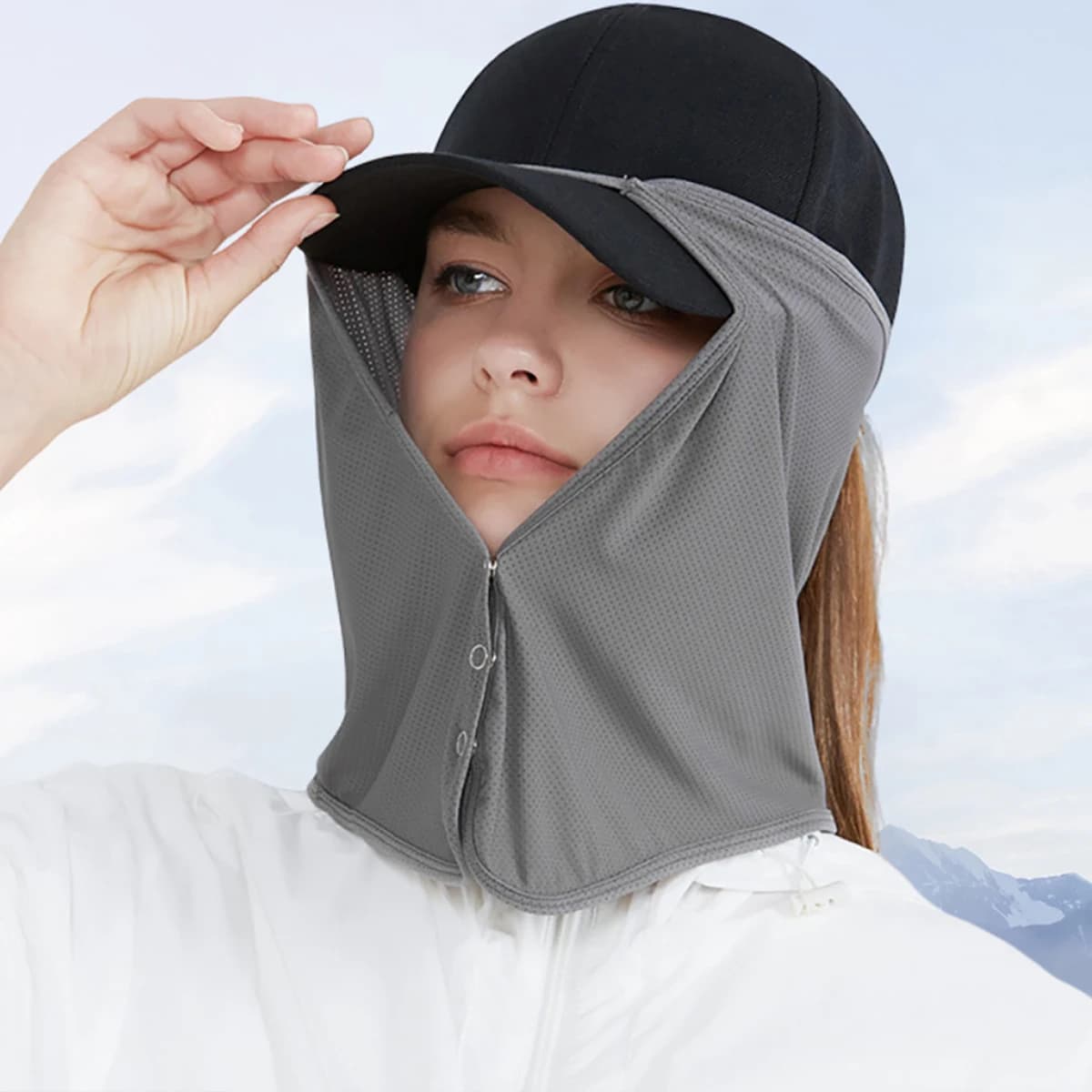 Quick Drying Fishing Cap Face Neck for Men Women Sunshade Masks Cap UV Protection Visor Headwear Outdoor Sport Golf Hiking Veil