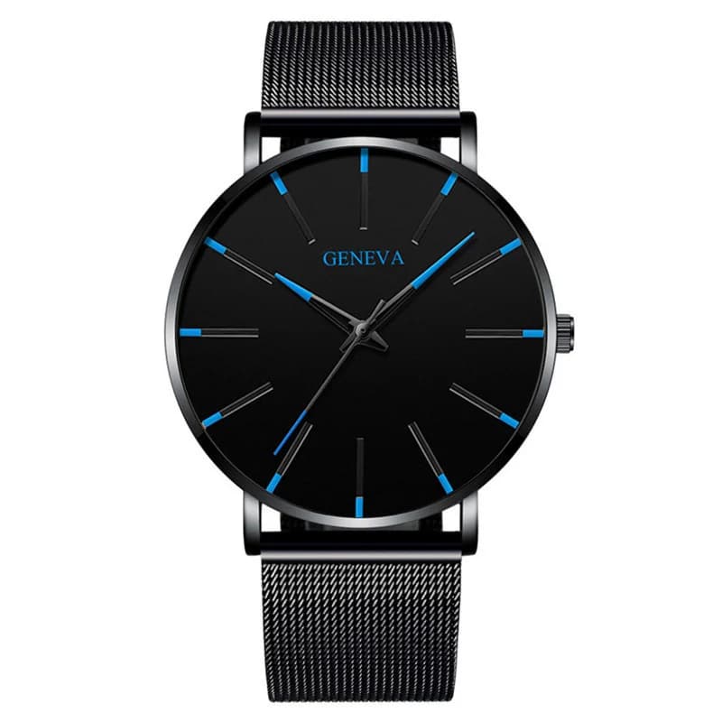 Orologio da uomo alla moda Casual semplice cintura a rete ultra sottile orologi da polso al quarzo da uomo orologio maschile Relogio Masculino trasporto di goccia
