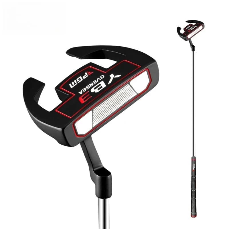 Putter da Golf per Uomo con Linea di Mira e Impugnatura a Corno di Bue, Modello TUG072