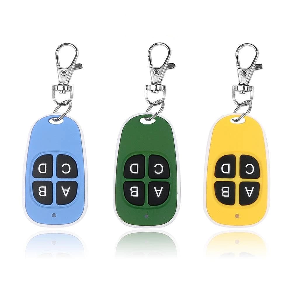 1pc 433 mhz Clonazione Colorata Telecomando Copia Elettrica Controller Trasmettitore Senza Fili Interruttore 4 Chiavi Chiave Dell'automobile Fob 433 MHz