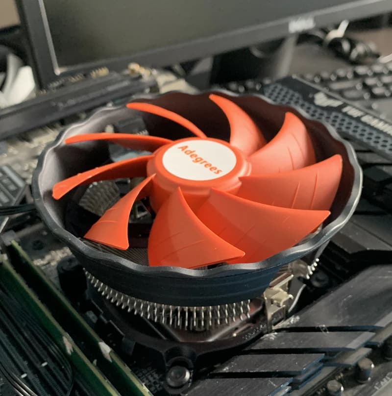 CPU Raffreddato ad Aria Dispositivo di Raffreddamento PC Radiatore Ventilatore per Intel LGA 1151 1150 1155 1156 1700 1366 1200 X79 X99 2011 AMD AM3 AM4 AM5 AM2