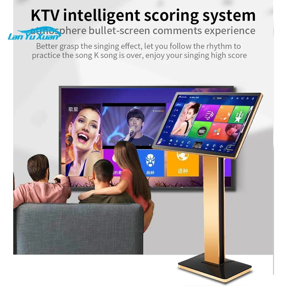 Macchina per karaoke Touch Screen 6T Lettore karaoke professionale con microfono wireless Cloud gratuito YouTube Home KTV Sistema karaoke