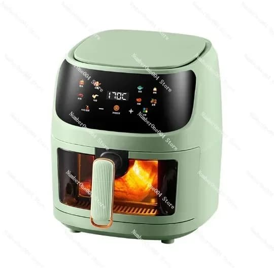 Friggitrice ad Aria Elettrica Smart Touch da 8L, Compatibile con Standard USA 110v e Standard Australiano 220v