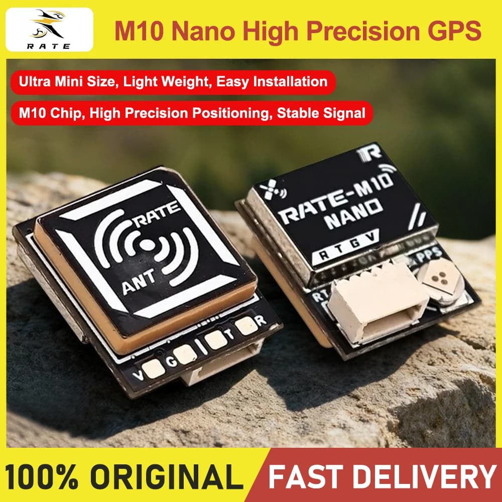 RATE M10 Nano GPS Module - High Precision GPS for FPV Drone Quadcopter Return & Rescue Flight Control