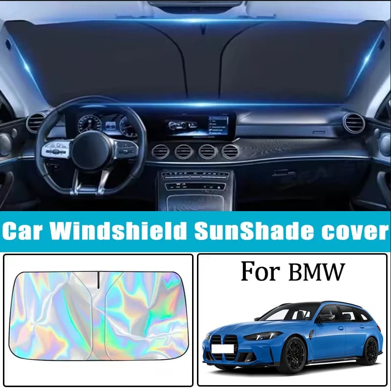 Car Windshield Sunshades Cover for BMW F30 F31 E90 E91 G20 G30 F10 F20 X1 X3 X5 X2 X6 M2 M3 I3 I4 Sun Protection
