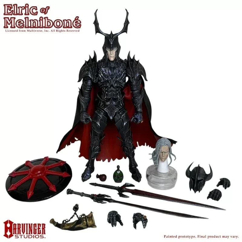 Autentica Action Figure Articolata Presage Hs Studio Barbarian Forge Scala 1/12, Prototipo del Lich King / Re degli Indead, Erick