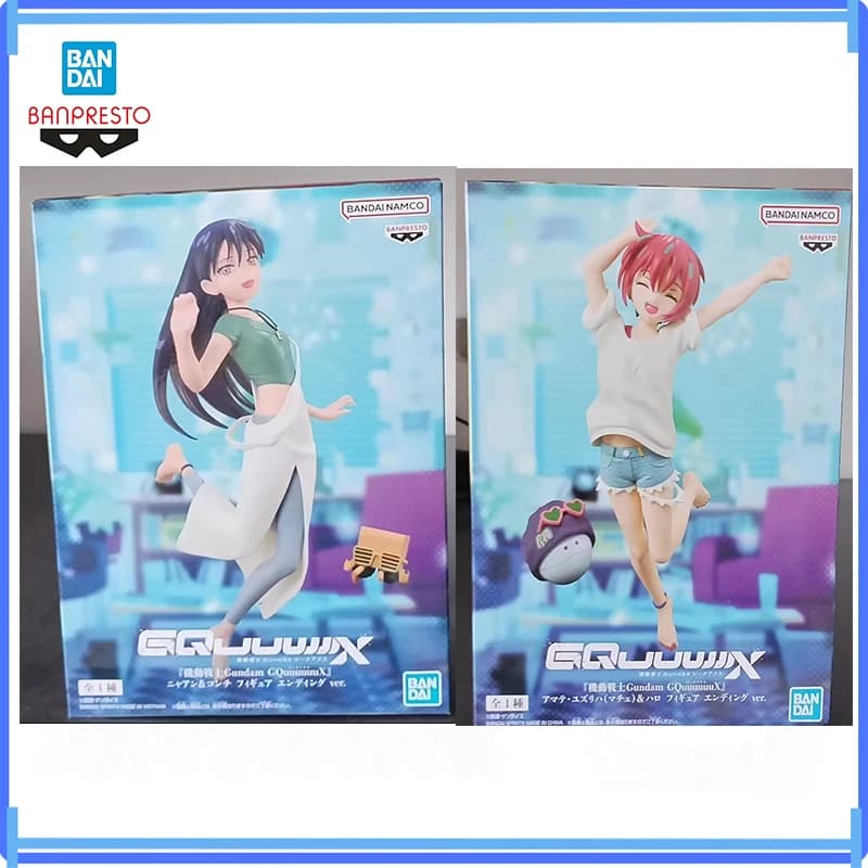 Bandai In Stock Genuine Banpresto Mobile Suit Gundam Gquuuuuux Amate Yuzuriha Nyaan Figure Anime Model Boxed Toy Gifts