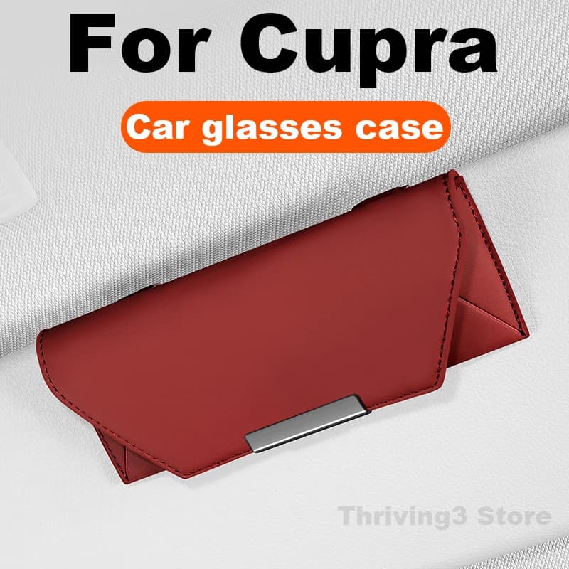 Custodia per occhiali per auto per Cupra Formentor PHEV Tavascan Terramar Leon Born Lbiza Ateca 2024 2025 Accessori per occhiali da sole automatici