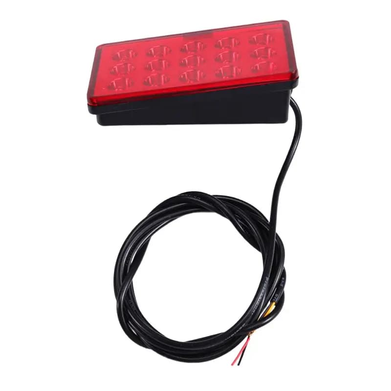 ABQB-LED Diffuser Rear Spoiler Light Brake 12V Auto Bumper Cover Pilot Lamp For BMW For Benz Body Kit Accessories