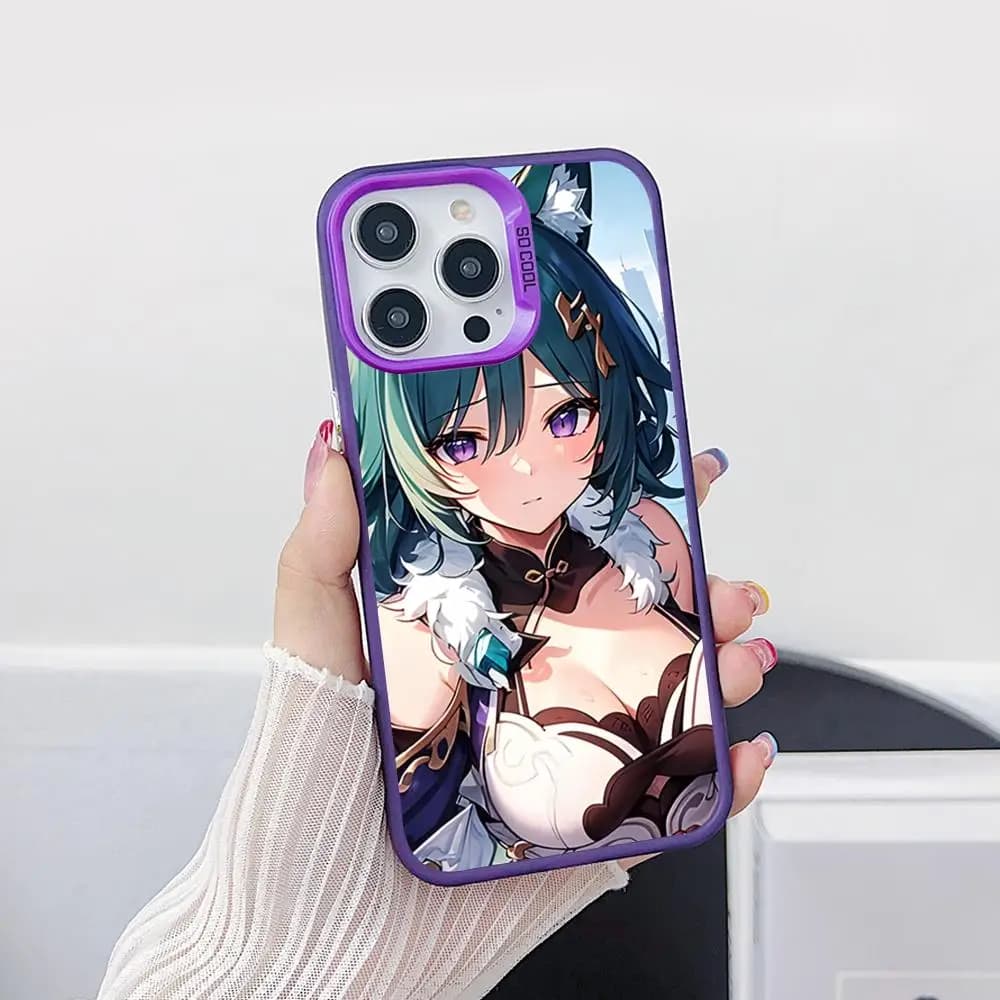 HSR Yukong Phone Case for iPhone 17 16 15 14 13 12 11 X XR XS Air Pro Max Plus Purple Colorful Silver Cover