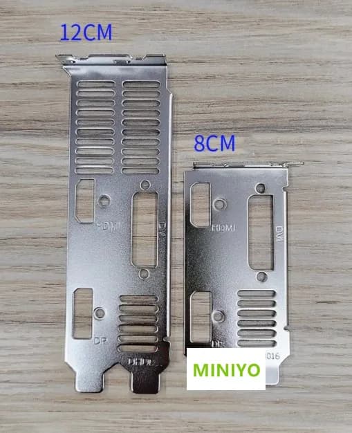 IO i/o Shield piastra posteriore BackPlate Blende staffa schede Video scheda grafica GPU per Glgabyie GTX1650 OC scheda 4G a basso profilo
