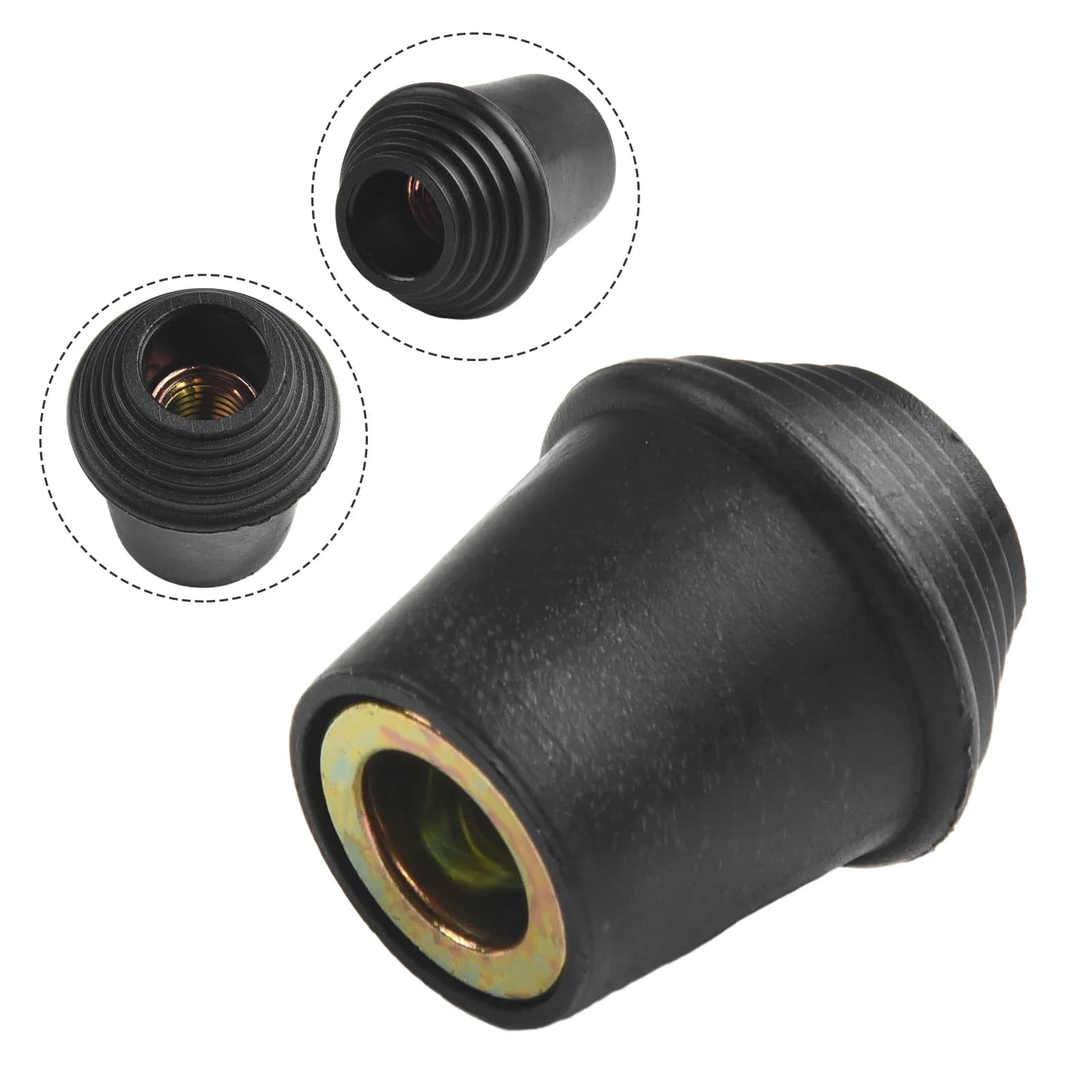 2PCS Attrezzature per batteristi essenziali 2 pezzi Piedini in gomma per gambe per grancassa Tom Materiale in lega Artigianato Componenti antiruggine